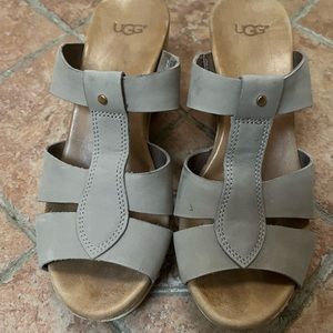 Ugg leather sandals